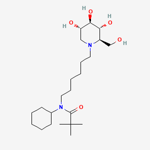 Chemical structure of IHVR-17028