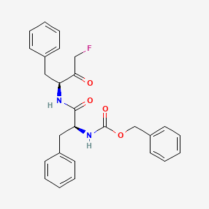 Chemical structure of Z-FF-FMK