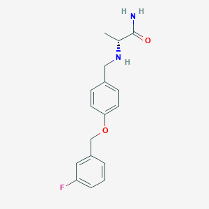Chemical structure of (R)-Safinamide