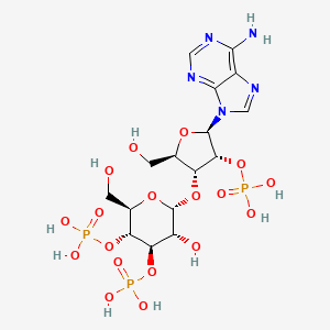 Chemical structure of 6-Sulfatoxy Melatonin-d4 sodium