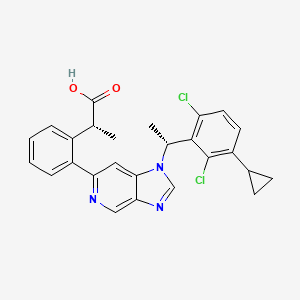 Chemical structure of LSN3318839