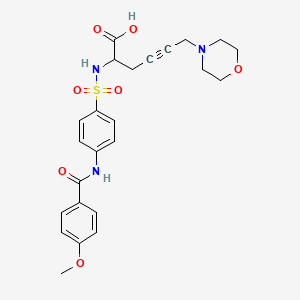 Chemical structure of PG 116800