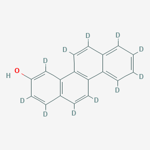 Chemical structure of 3-Hydroxychrysene-d11