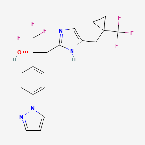 Chemical structure of (R)-MK-5046