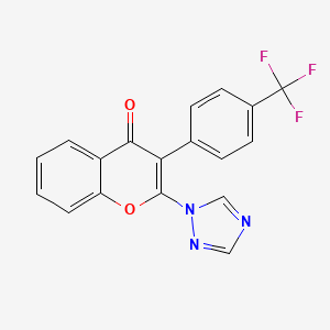Chemical structure of Chromenone 1