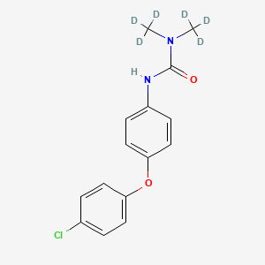 Chemical structure of Chloroxuron-d6
