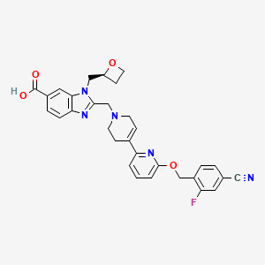Chemical structure of GLP-1R agonist 3
