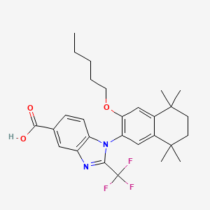 Chemical structure of RXR antagonist 1