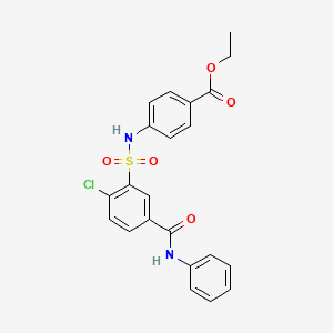 Chemical structure of SABA1