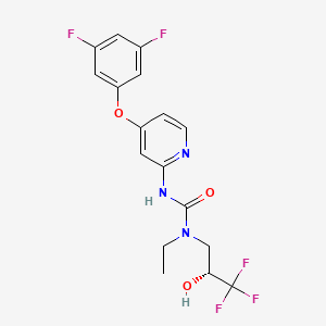 Chemical structure of MrgprX2 antagonist-2