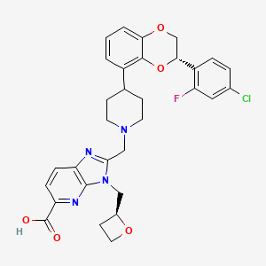 Chemical structure of GLP-1 receptor agonist 7
