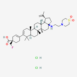 Chemical structure of Fipravirimat dihydrochloride