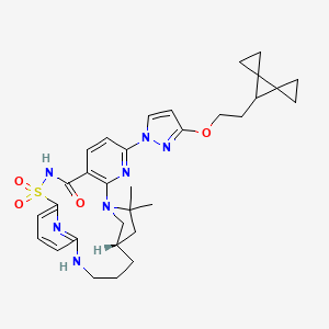 Chemical structure of Vanzacaftor