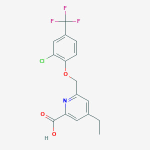 Chemical structure of MRGPRX4 modulator-1