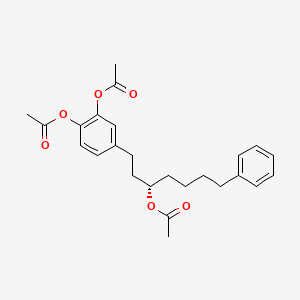 Chemical structure of α7 nAchR-JAK2-STAT3 agonist 1