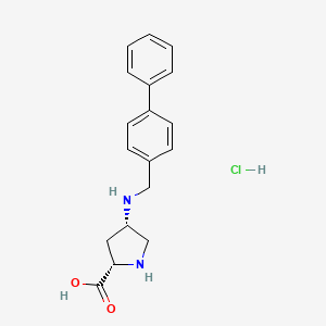 Chemical structure of SN40 hydrochloride
