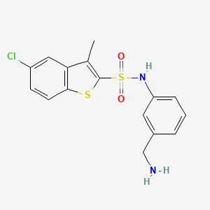 Chemical structure of InhA-IN-2