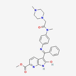 Chemical structure of Ansornitinib