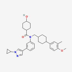 Chemical structure of Omesdafexor