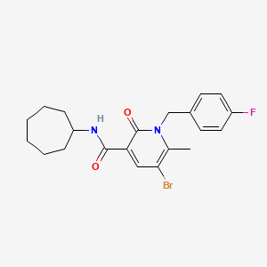 Chemical structure of CB1/2 agonist 1