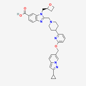 Chemical structure of GLP-1R agonist 12