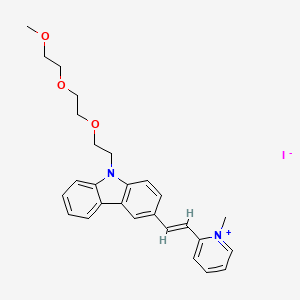 Chemical structure of G-quadruplex DNA fluorescence probe 1