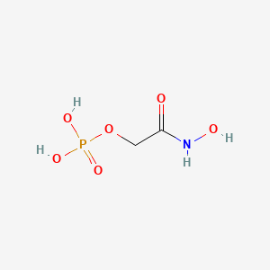 Chemical structure of Phosphoglycolohydroxamic acid
