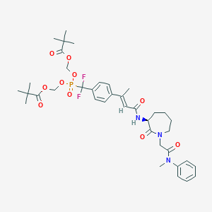 Chemical structure of PM-43I