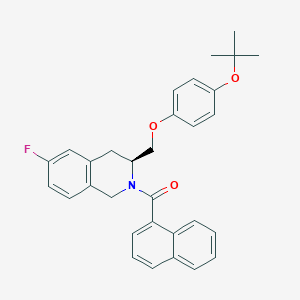 Chemical structure of SR12418