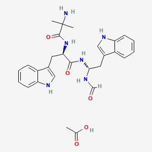 Chemical structure of Macimorelin acetate