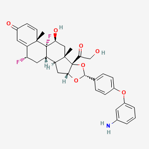 Chemical structure of Glucocorticoid receptor agonist-2