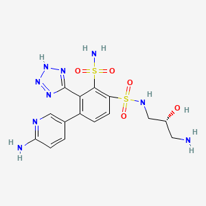Chemical structure of MK-3402