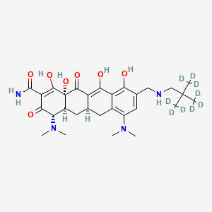 Chemical structure of Omadacycline-d9