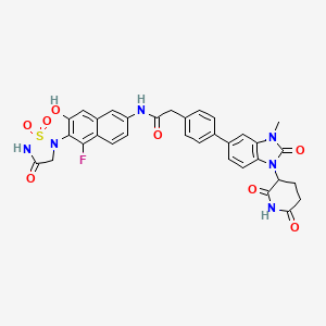 Chemical structure of PROTAC PTPN2 degrader-1