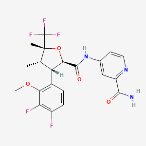 Chemical structure of Suzetrigine