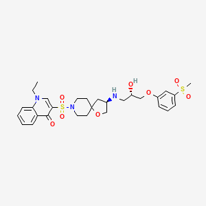 Chemical structure of Vemtoberant