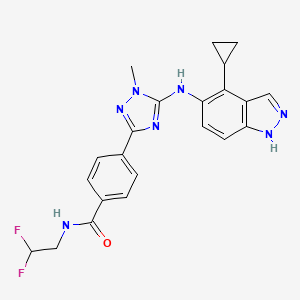 Chemical structure of Zelasudil