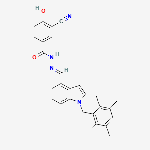 Chemical structure of GCGR antagonist 2