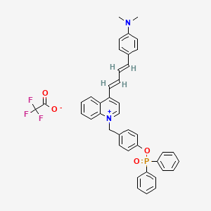 Chemical structure of MQA-P TFA