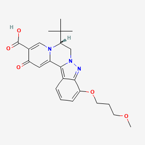 Chemical structure of Antiviral agent 38