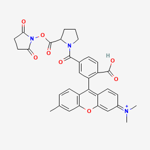 Chemical structure of 3-MeOARh-NTR