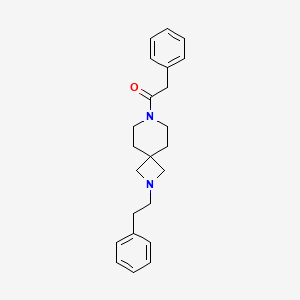 Chemical structure of AB21 hydrochloride