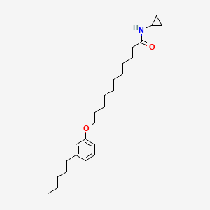 Chemical structure of CB1/2 agonist 3