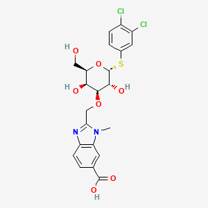 Chemical structure of Galectin-8N-IN-1
