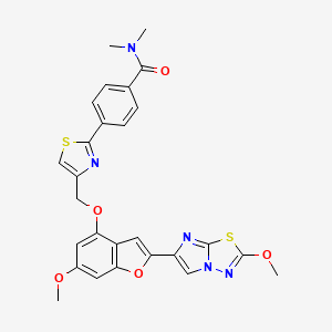Chemical structure of BMS-986141