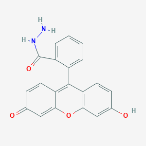 Chemical structure of Fluorescein hydrazide