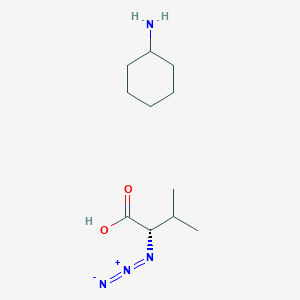 Chemical structure of N3-L-Val-OH (CHA)