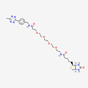 Chemical structure of Biotin-PEG4-MeTz