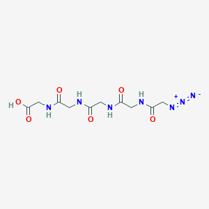 Chemical structure of N3-Gly-Gly-Gly-Gly-Gly-OH