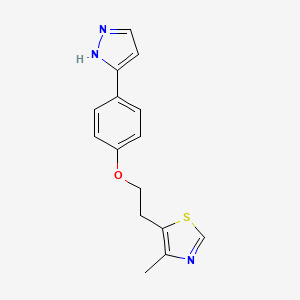 Chemical structure of CYP4A11/CYP4F2-IN-1